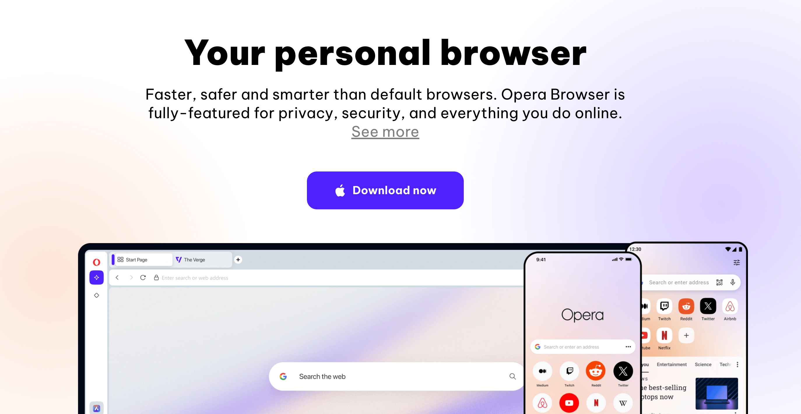 Opera browser