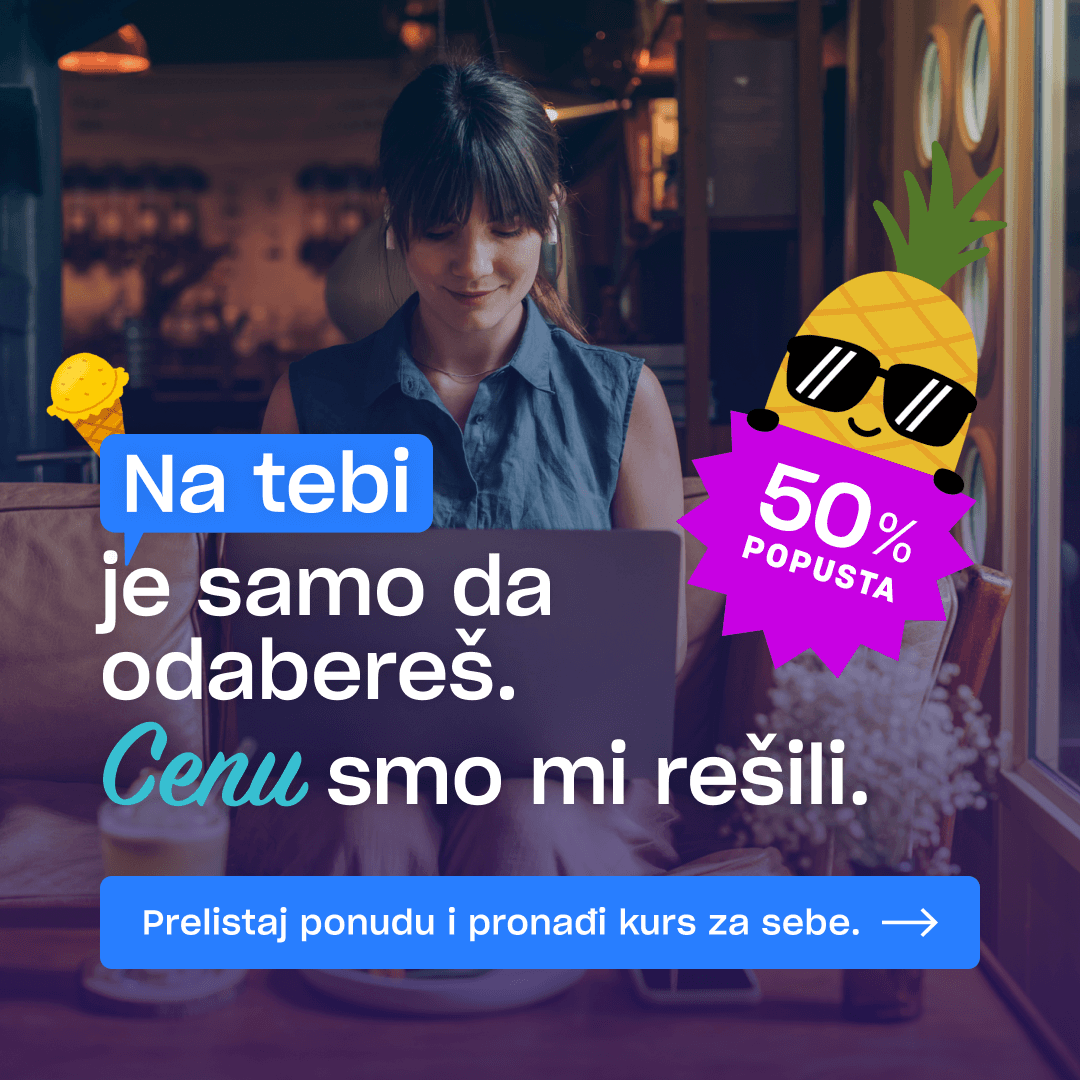 Letnja akcija u Cubes School - Online kursevi programiranja 50% popusta
